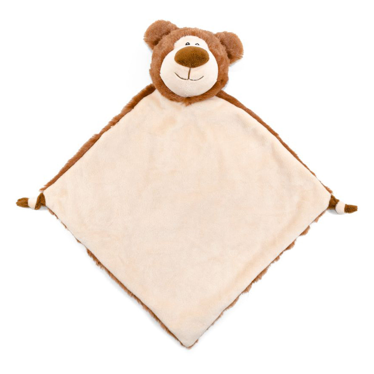 Doudou con testolina di orsetto bruno