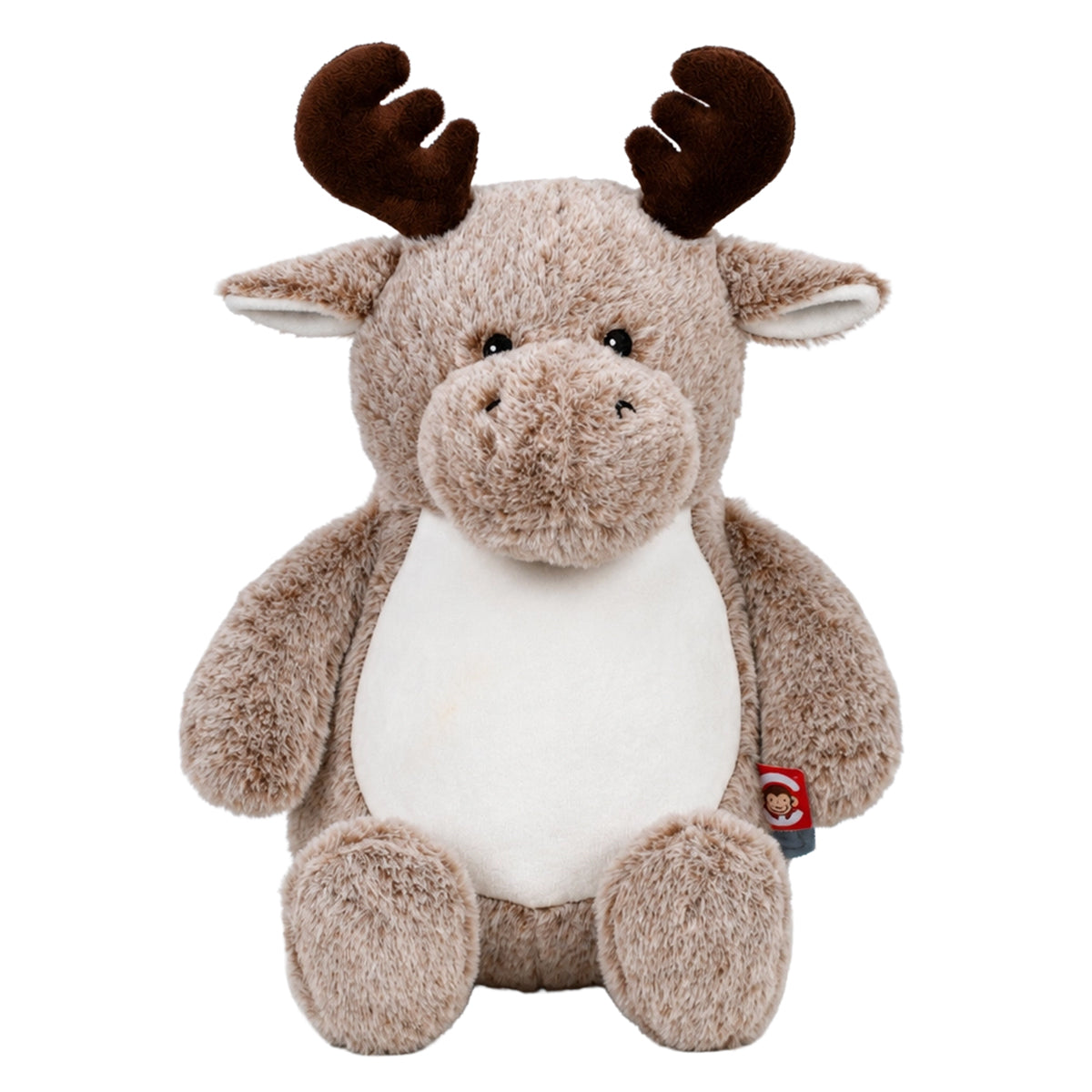 Monty l'alce, peluche Cubbies personalizzabile con ricamo