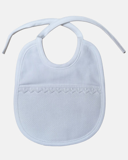 Bavaglino in cotone piquet personalizzabile con ricamo