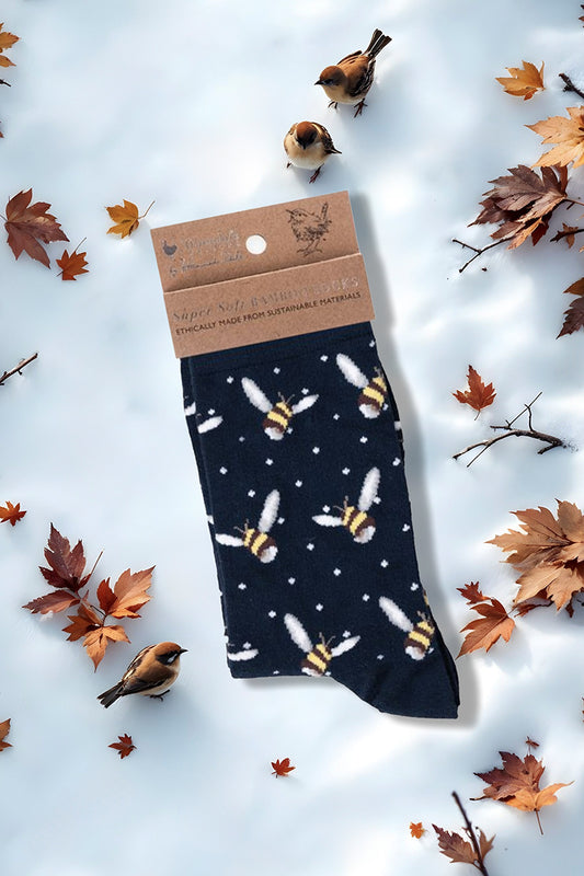 Calze Donna in bamboo Wrendale Designs: Busy Bee