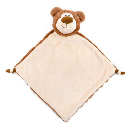 Doudou con testolina di orsetto bruno