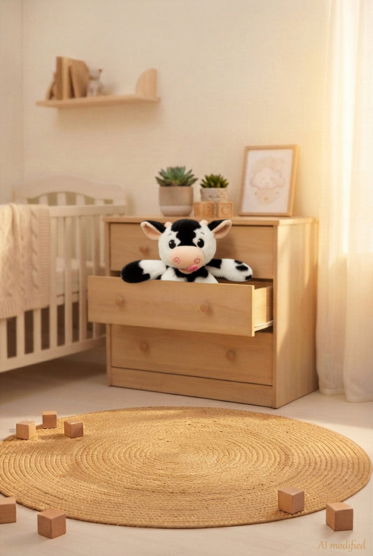Doudou-peluche Callie la mucca personalizzabile con ricamo