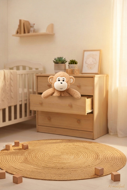 Doudou-peluche Huggles la Scimmia personalizzabile con ricamo