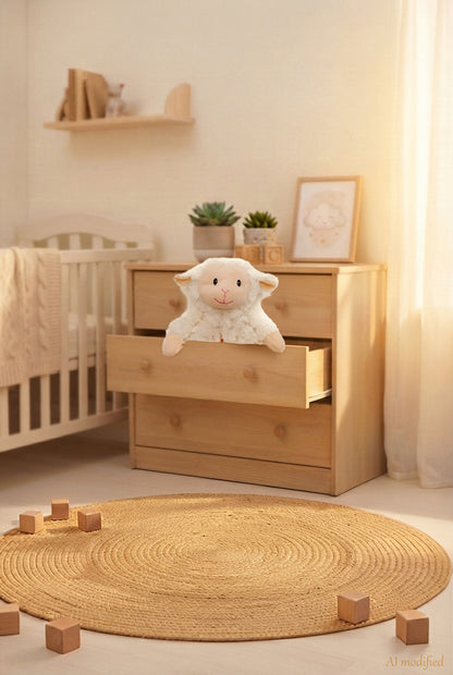 Doudou-peluche Loverby l'Agnellino personalizzabile con ricamo