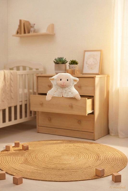 Doudou-peluche Loverby l'Agnellino personalizzabile con ricamo