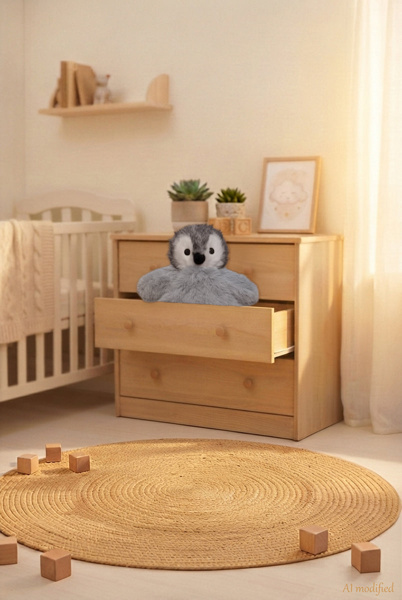 Doudou-peluche Pingi il pinguino personalizzabile con ricamo