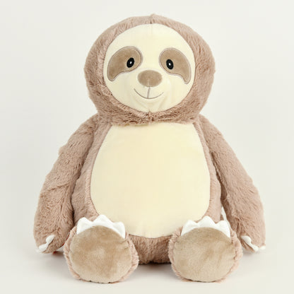 Coco, il bradipo, peluche Cubbies personalizzabile con ricamo