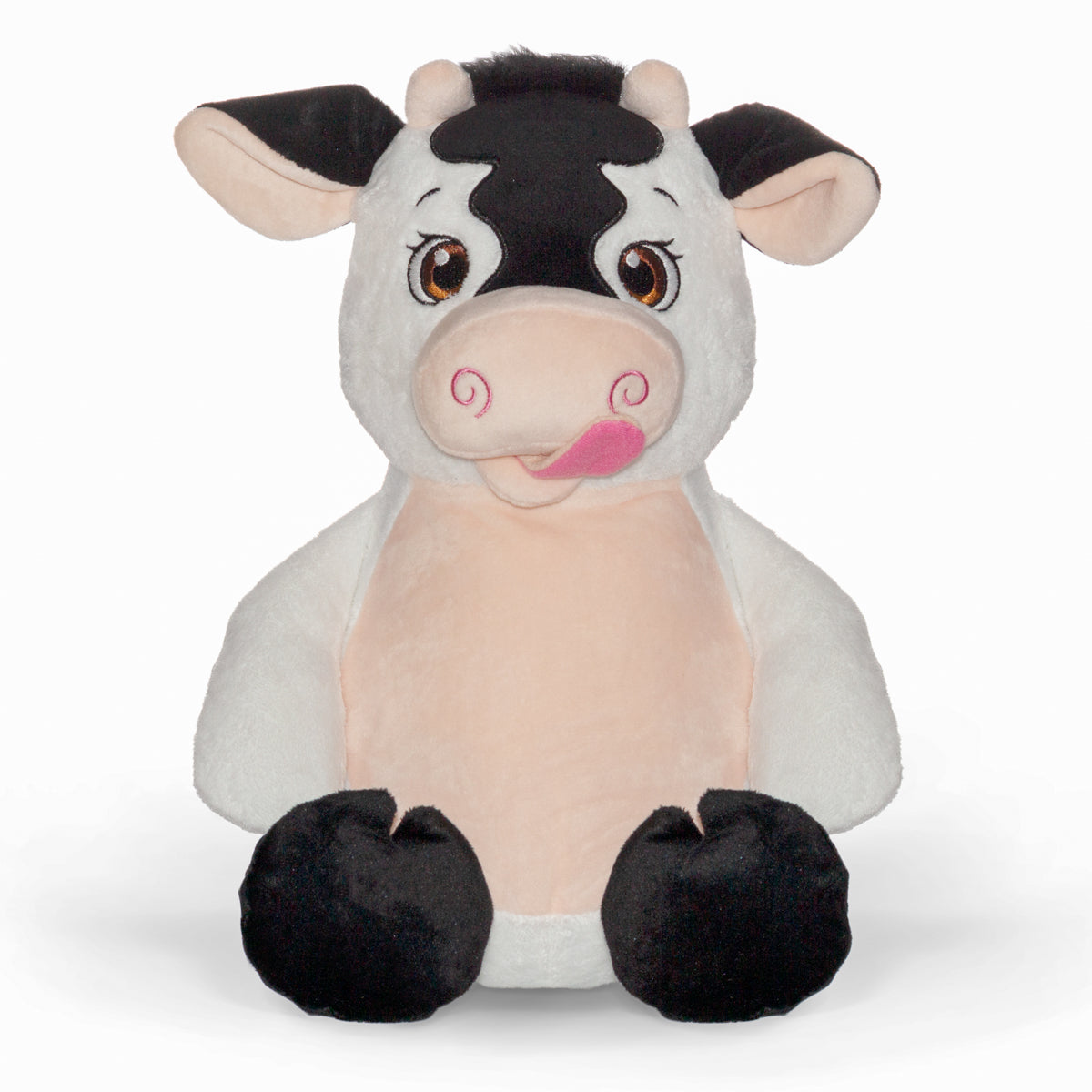 Callie, la mucca, peluche Cubbies personalizzabile con ricamo