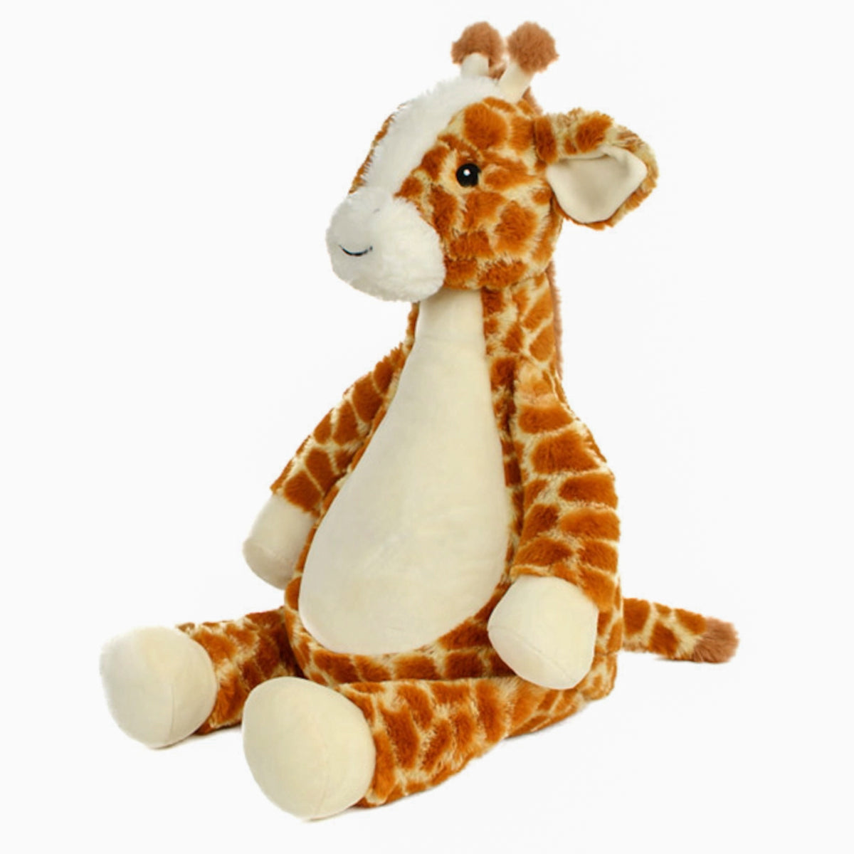 Juniper la giraffa, peluche Cubbies personalizzabile con ricamo, vista laterale