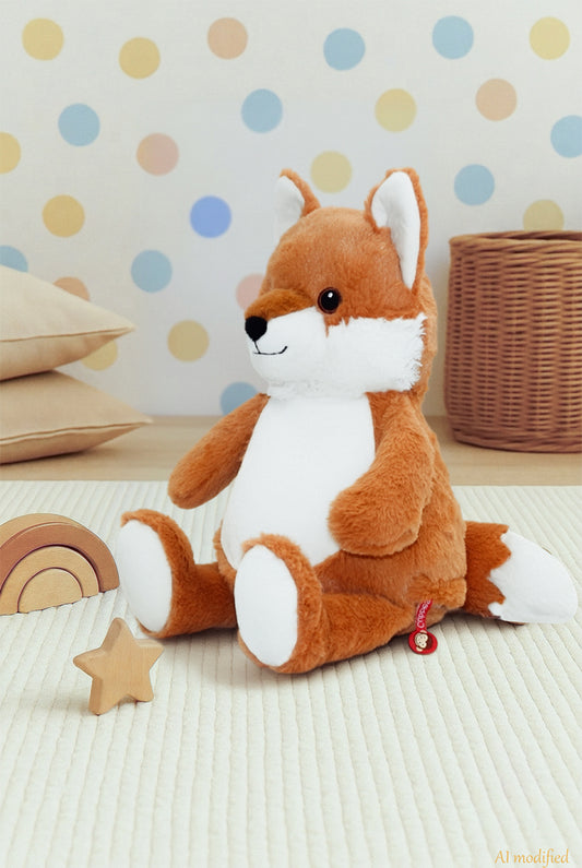 Marmalade la volpe, peluche Cubbies personalizzabile con ricamo