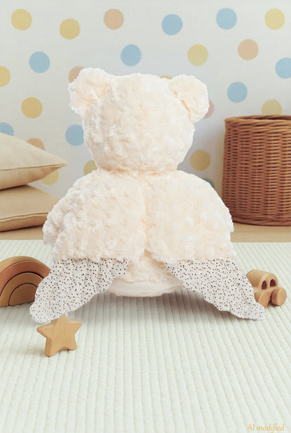 L'Orso Guardiano, peluche Cubbies personalizzabile con ricamo, vista delle ali ambientata